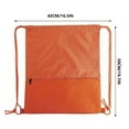 thumbnail image 3 of Waterproof Drawstring Waterproof Draw String Back Sack With Zip Pocket, 3 of 9