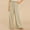 Khaki, variant on UTTOASFAY Woman Pants Women Casual Pants Solid Cotton Linen Drawstring Elastic Waist Long Wide Leg Pants Khaki 10(XL)