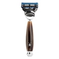 thumbnail image 2 of MÜHLE VIVO Brown Horn Resin 4-Piece Pure Badger 5-Blade Razor Shaving Set, 2 of 5