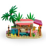 Brick Loot Surf Shop Brick Set, 252-Piece Beach Building Toy, Major Brand Compatible Surf Shop Playset, Ages 6+