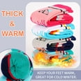 thumbnail image 5 of Kid's Ski Socks, 2 Pairs Long Thick Ski Socks with Featuring Snowman and Sunrise Patterns, Suitable for Boys' and Girls' Aged 3-12 Year, 5 of 7