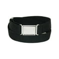 thumbnail image 2 of CTM  Elastic Belt with Magnetic No Show Flat Buckle (Pack of 2 Colors) (Women's Plus), 2 of 4