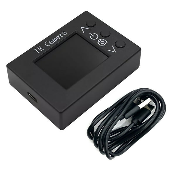 NATEFEMIN Handheld DIY Thermal Imaging Camera Temperature Detection Tool, 1.8 inch LCD Display