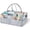 1Pcs-Large-Grey, variant on Upgraded Baby Diaper Caddy Organizer, Portable Nursery Storage Bin with Handle, Side Pockets Car Organizer for Diapers and Baby Wipes Essentials, Registry Gift Baskets (Small-Grey)