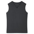 thumbnail image 4 of Manyakai Mens Sleeveless Tank Tops Undershirt Ribbed Knit Gym Workout Muscle Tees Shirt Performance Dark Grey 3XL, 4 of 6