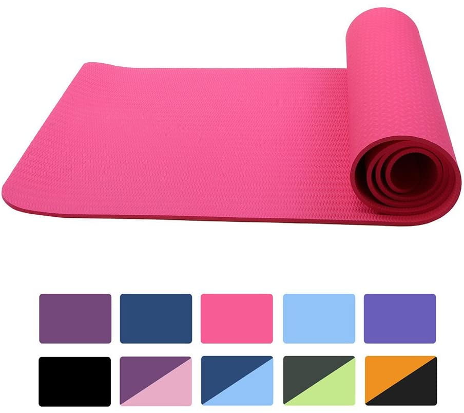 Yoga Mat Non Slip Exercise Mat Extra Thick Workout Mat for Yoga, Eco