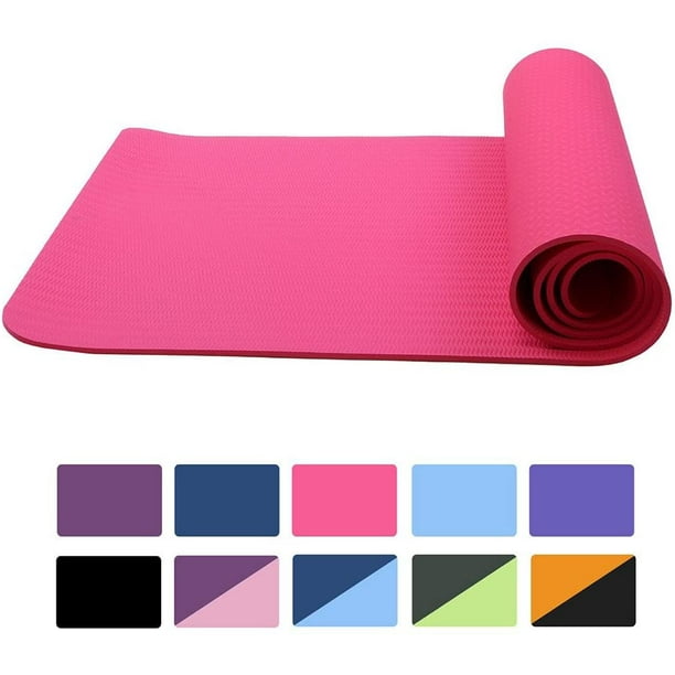 Yoga Mat Non Slip Exercise Mat Extra Thick Workout Mat for Yoga, Eco