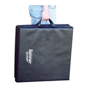Deluxe Folding Aeromat in Black (72 in. W x 24 in. D x 1.5 in. H)
