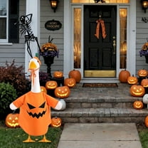 Halloween Decoration Under $15 Halloween Gooses Outfit Clothes for High Cement for Plastic Clothing Porch Clothes Garden Costume