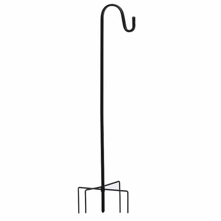 Shepherds Hook Heavy Duty Outdoor Shepherd Hooks with 5-Prong Base for Bird Feeder Lanterns Planting Hanger Weddings Decor