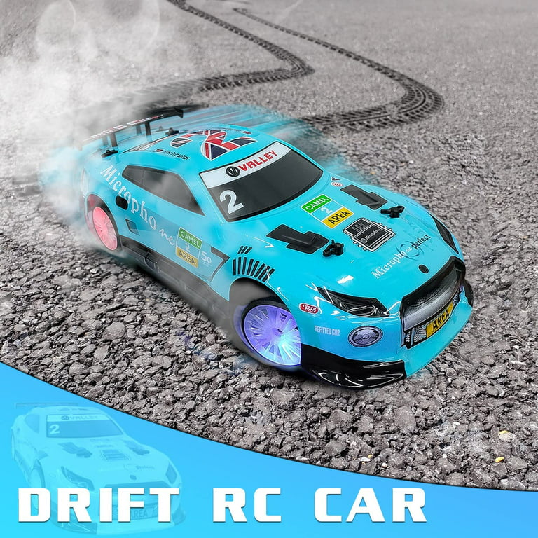RACENT Remote Control Drift Car 1/14 RC Car 4WD Racing Drifting Car 15MPH  for Adults Boys Kids Gifts with Battery, RC Cars Drift Green