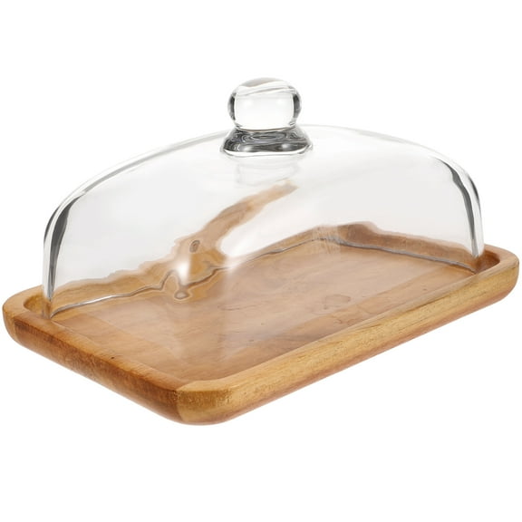 NIYANGLE 1Pack Butter Bowl with Lid for Countertop Storage 11.8x7.9x3.9in