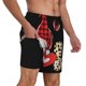 thumbnail image 2 of Balery Love Gnomes Bañador para hombre, shorts de playa de secado rápido con entrepierna y forro de compresión-Small, 2 of 6