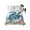 Blue, variant on King Flat Sheet Only Coastal Sea Conch Shell Starfish Soft Microfiber Cooling Bedding Sheets Summer Beach Seaside Scenery Flat Bed Sheet