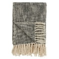 thumbnail image 3 of Saro Lifestyle TH329.I5060 Solid Tasseled Cotton Throw, Ivory, 3 of 5