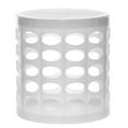 thumbnail image 4 of NuSteel TT-101RDV Otto Storage Stool - Round Plastic Storage Ottoman with Oval Perforated Pattern  Red, 4 of 7