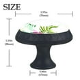 thumbnail image 4 of 4 Pcs Tropical Plants Flowers Knobs for Kitchen Cabinet Cupboard Dresser Bookcase Drawer Pulls Handles Round Home Decor, 4 of 8
