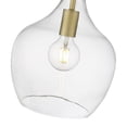 thumbnail image 3 of Millennium Lighting 28401-VB Lamara 10" Wide Mini Pendant - Brass, 3 of 7