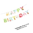 thumbnail image 2 of LOLIPPYY Cartoon Hawaiian Birthday Banner, Decorative Party Accessory, Colorful Birthday Celebration Decor, 2 of 7