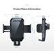 thumbnail image 5 of Soporte para teléfono para automóvil (fibra de carbono negra, teléfono no incluido), 360° Soporte para teléfono para coche con ventilación y rotación - Clip de gancho ultra estable para iPhone, Galax, 5 of 5