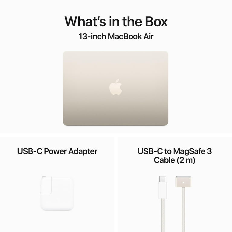 Apple 13-inch MacBook Air Laptop, M3 Chip, 16GB, 512GB SSD