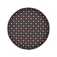 thumbnail image 2 of Kll Red And White Polka Dots Tire Cover,Universal Wheel Tire Cover For Trailer, Rv, Suv, Truck,Camper And Many Vehicle,(15 Inch), 2 of 8