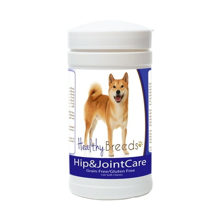 UPC: 0840235153597 | Healthy Breeds Dog Hip and Joint Care Supplement Soft Chews for Shiba Inu  Bacon Flavor  Gluten & Grain Free  Glucosamine Chondroitin Organic Turmeric Support 120 Count