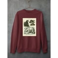thumbnail image 3 of Brown Bearm. Polar Bear Sweatshirt Men -Sydenham Edwards Designs, Male x-Large, 3 of 4
