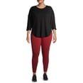 thumbnail image 3 of Terra & Sky Women's Plus Size High Waist Leggings, 3 of 6