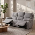 thumbnail image 1 of Sofá Reclinable Easy Living Monza Gris Claro, 1 of 6