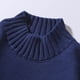 thumbnail image 3 of Gibobby Suéter cuello redondo hombre Suéter de cuello redondo para hombre, Suéter de cuello redondo de punto de algodón suave(Marina,Extra Grande), 3 of 5