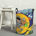 thumbnail image 7 of ZICANCN Astronaut Moon Monsters Laundry Basket Organizer, Dirty Clothes Hamper for Bathroom Kids Girls Boys Laundry Hamper Medium, 7 of 7