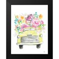 thumbnail image 2 of Mingo, Jessica 12x14 Black Modern Framed Museum Art Print Titled - Yellow Flower Truck, 2 of 5