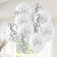 thumbnail image 3 of Fun Express Bridal Party & Confetti-Filled 12" Latex Balloons - 12 Pc., 3 of 3
