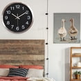 thumbnail image 4 of Reloj de pared silencioso de metal, reloj de moda creativo., 4 of 5