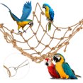 thumbnail image 2 of Squirrel Climbing Net Reinforced Pet Hanging Rope Net Ladder Chew Toy For Large Medium Small Parrot, 2 of 8