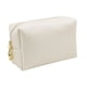thumbnail image 5 of Bolsa de cosméticos para mujer, de poliuretano, portátil, cuadrada, impermeable, bonita bolsa de viaje para guardar artículos de aseo, 5 of 5