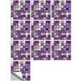 thumbnail image 1 of Miangastore 10 Pcs Mosaic Tile Stickers Simulated Tile Stickers Waterproof Wall Decals, 1 of 8