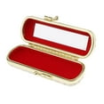 thumbnail image 1 of HILABEE Case Holder PU Leather Storage Box Mirror Perfect for Handbag 3.7x1.4x0.98 inch White, 1 of 9