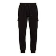 thumbnail image 2 of Athletic Works Men's and Big Men's Strata Fleece Cargo Joggers, Sizes S-3XL, 2 of 5