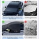 thumbnail image 4 of Cubre de nieve para coche, protector de sol para ventanilla, grueso y alargado, estilo automotriz, resistente al frío, para vehículos, con marco metálico, plegable, para garaje, 4 of 7