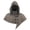 Brown, variant on Medieval Hooded Cloak For Men, Renaissance Cowl Shawl Scarf, Halloween Festival Short Poncho Cape Accessories