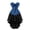 Black Blue, variant on Women Steampunk Embroidered Bustiers Corset with Skirt Party Set Pink S