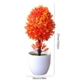 thumbnail image 3 of Small Artificial Plant Decoration Fake Plant,for Home Office Decoration Elegant Faux Flower for -Term Use for Windowsills Tables and Events, 3 of 7