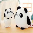 thumbnail image 3 of Animal de peluche de panda - Peluches de oso panda de peluche - 30 cm (ojos smlie) Sincero  Hogar, 3 of 5