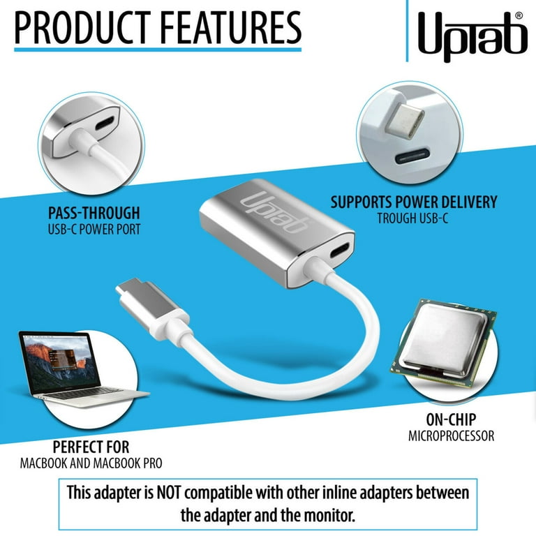 USB-C to Mini DisplayPort Adapter 4K@60Hz - Silver