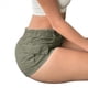 thumbnail image 1 of Pantalones Cortos Cargo para Mujer, Elásticos, Ajustados, Estilo Y2K, para Ropa Urbana Harajuku Verde L, 1 of 5