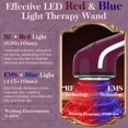 thumbnail image 2 of Dispositivo inteligente de microcorriente de fotones - Dispositivo de varita de terapia de luz azul roja LED UUPAS para cara - Dispositivo facial de microcorriente, 2 of 5