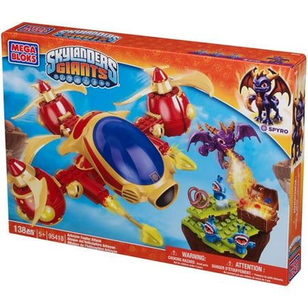 Mega Bloks Skylanders Giants Arkeyan Copter Attack Play Set