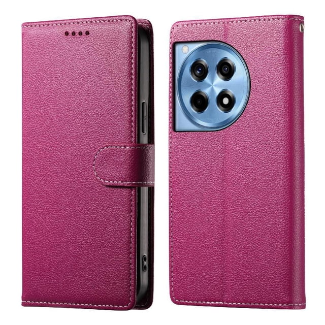Funda para FOXDOCK OnePlus 12R– Cuero Premium, 3 ranuras para tarjetas, Protección contra impactos